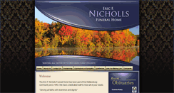 Desktop Screenshot of ericfnichollsfuneralhome.com